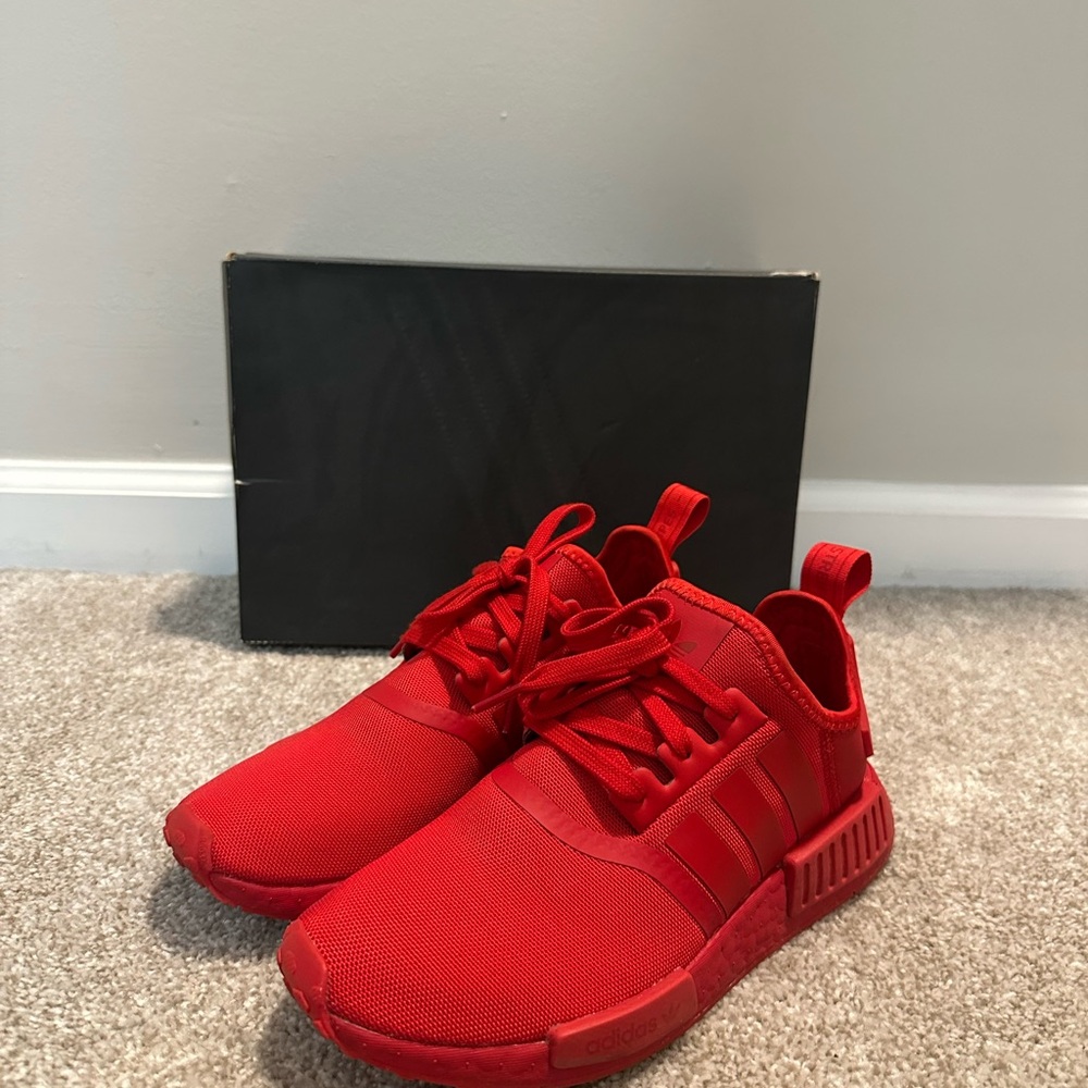Adidas NMD R1 red trainers